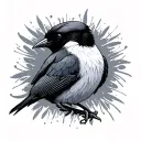 Mynah tattoo design idea