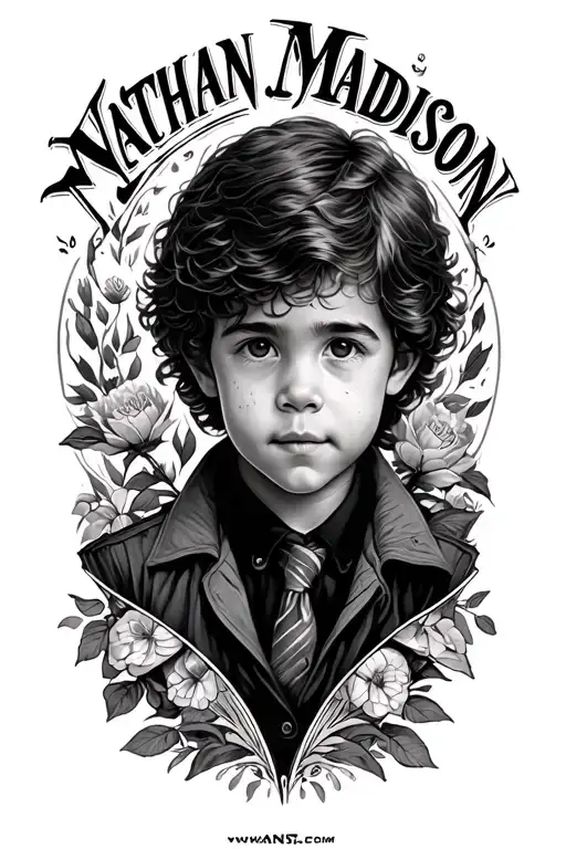 "Nathan Madison" children tattoo design idea