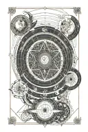 Taurus flat earth field geometric design featuring tattoo design idea