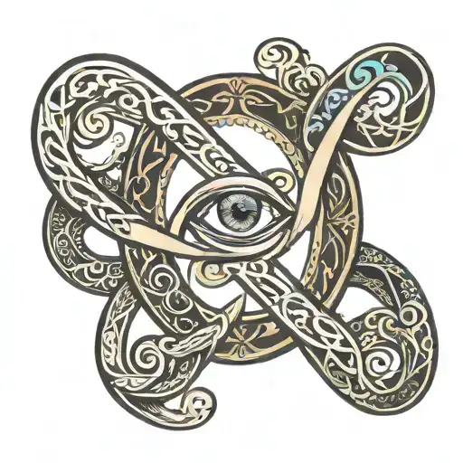 infinity sign with letter K on finger tattoo tattoo design idea