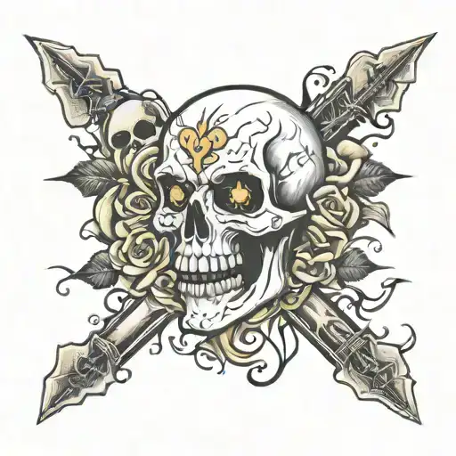 Halloween flash tattoo tattoo design idea