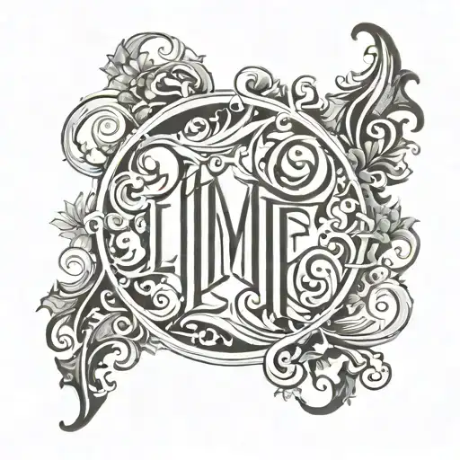 Imagine the word "LIMEN" written in a small, sharp gothic font across the center of the lower back. On the left, dark, t tattoo design idea