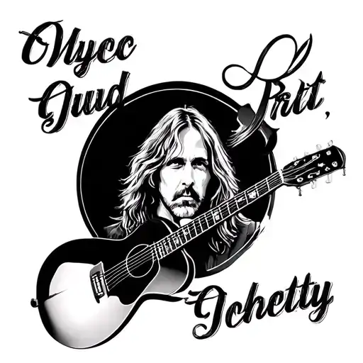 Tom Petty lyrics tattoo design idea