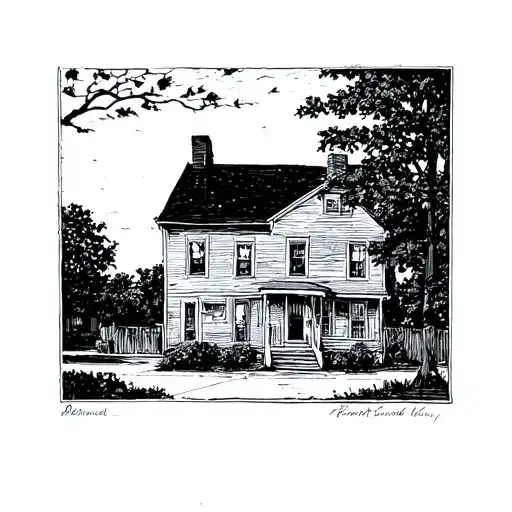 Edward Hopper Summer Evening tattoo design idea