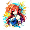 Asuka tattoo design idea