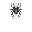 Coverup Spider Webs tattoo design idea