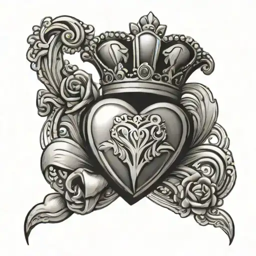 Claddagh tattoo design idea