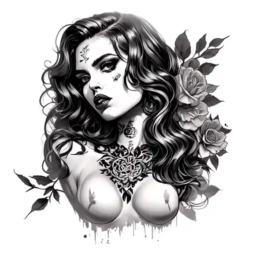 Slut tattoo design idea