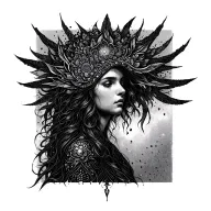 solstice tattoo design idea