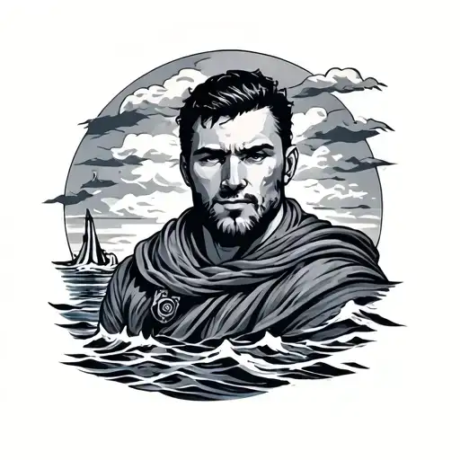 Seaman tattoo design idea