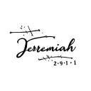 "Jeremiah 29:11" script surrounded tattoo design idea