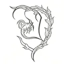 Scorpio vs Taurus tattoo design idea