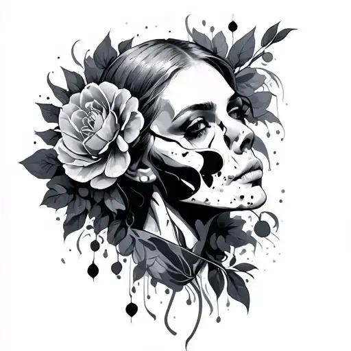 dissociation tattoo design idea