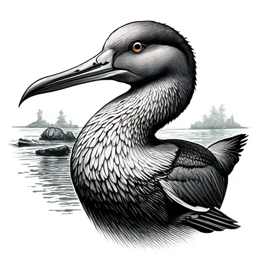 albatross tattoo design idea