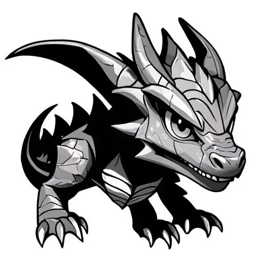 spyro the dragon tattoo design idea
