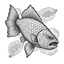 Barramundi tattoo design idea