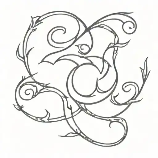 om and anker name: Ea tattoo design idea