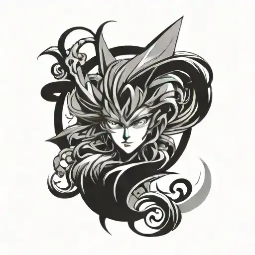 anime logos tattoo design idea
