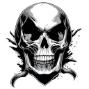 Skull Hand tattoo design idea