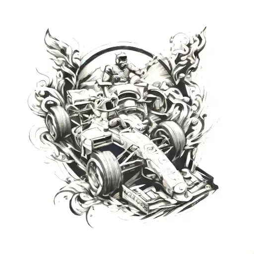 F1 tattoo design idea