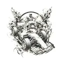 F1 tattoo design idea