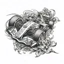 F1 tattoo design idea