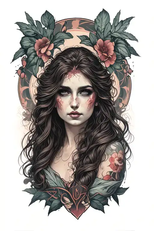 Lilith tattoo design idea