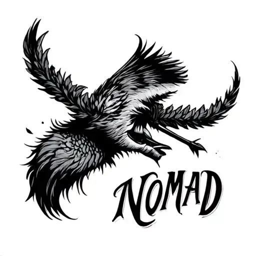 Nomad tattoo design idea