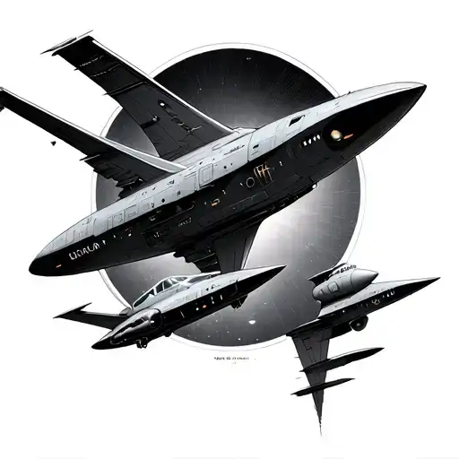 the enterprise  tattoo design idea