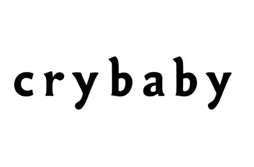 "crybaby" tattoo design idea
