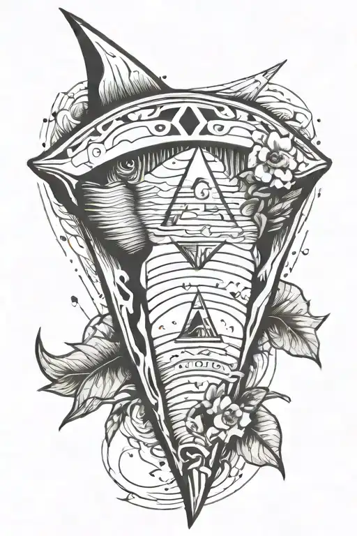 Florida arrowhead tattoo design idea