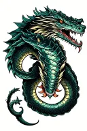 Jormungandr tattoo design idea