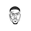 50 cent face tattoo tattoo design idea