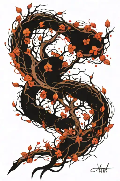 Blackthorn tattoo design idea