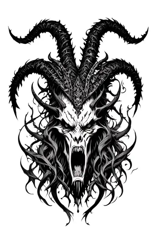 Belial tattoo design idea