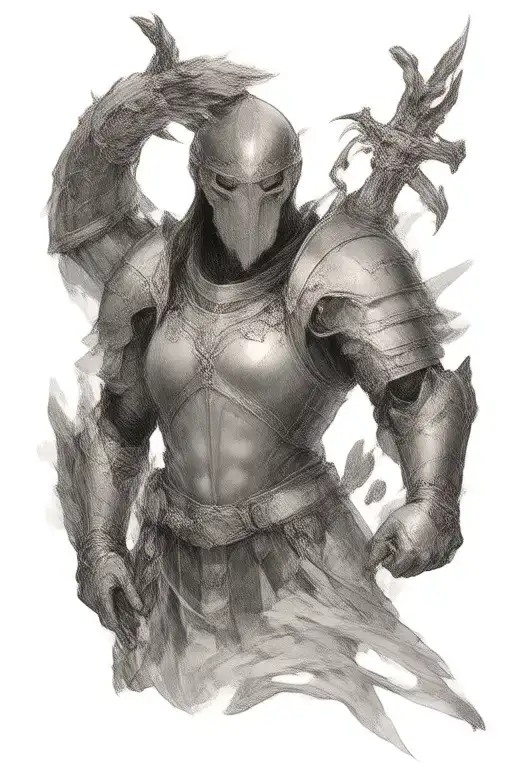 armor of God tattoo design idea
