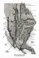 NYC marathon route map tattoo design idea