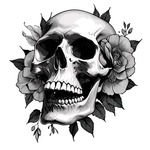 Memento Mori tattoo design idea