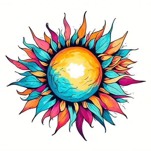 Sonne tattoo design idea