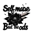 "self made beat the odds 1of1" tattoo design idea