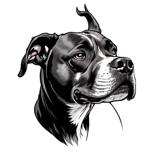 Devil Dog tattoo design idea