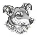 chipmunk beagle tattoo design idea