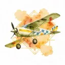 cessna 172 geometric design tattoo design idea