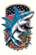 hammerhead shark tattoo design idea