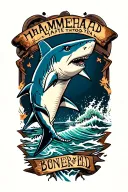 hammerhead shark tattoo design idea