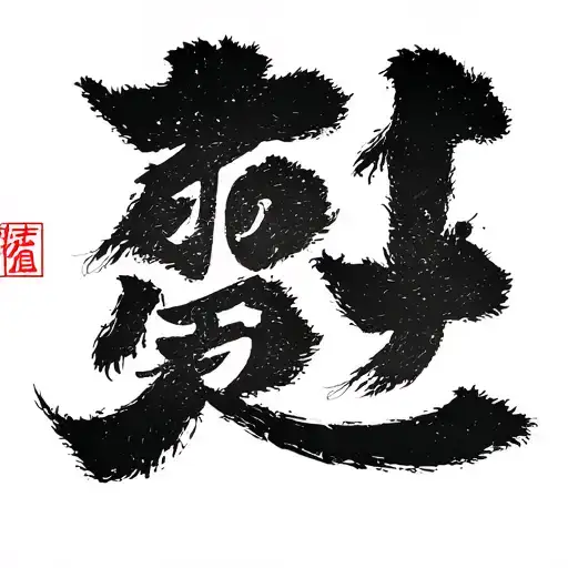 "金清辰" like something like the chinese year of the rat with the chinese characters which spell my name tattoo design idea