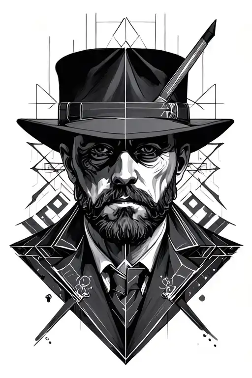 mafia tattoo design idea