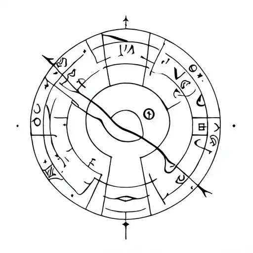 zodiac tattoo design idea