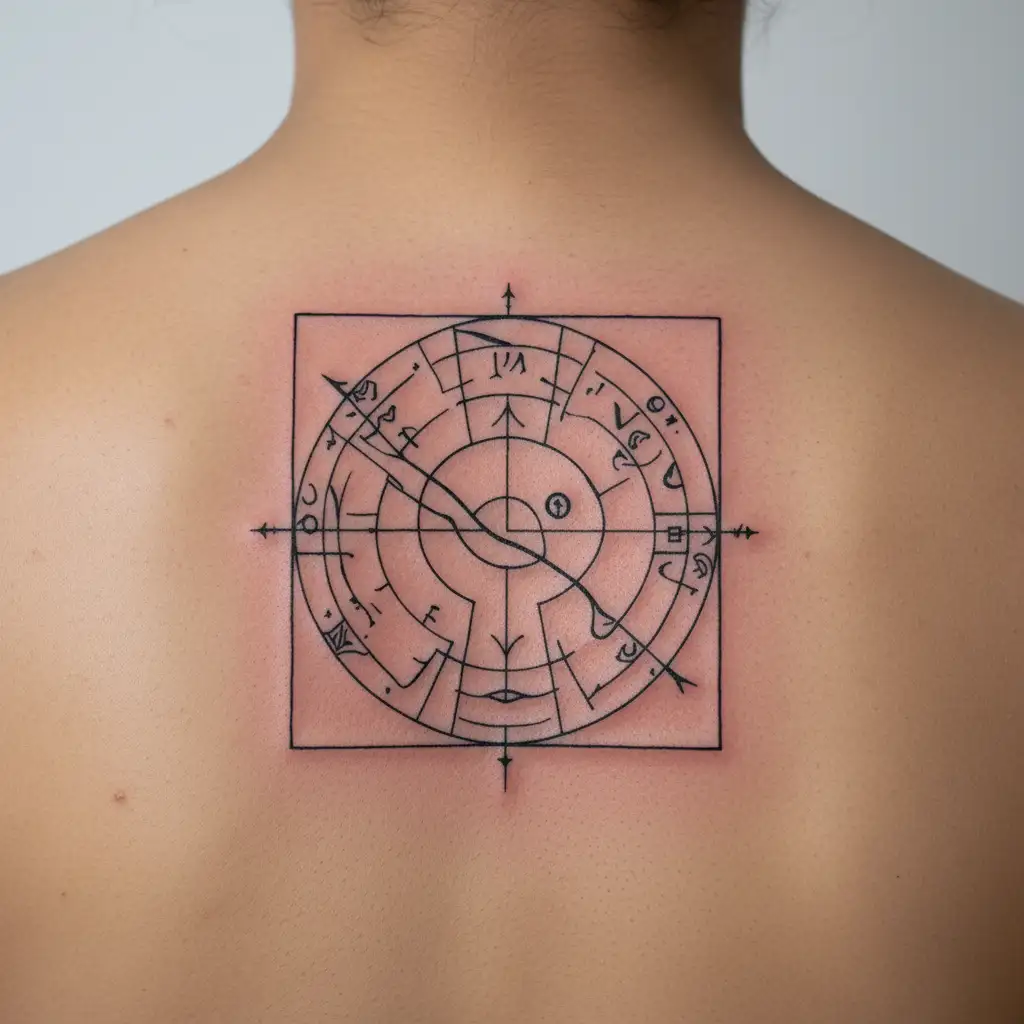 zodiac tattoo design idea