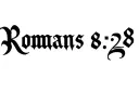 "Romans 8:28" tattoo design idea